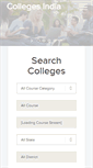 Mobile Screenshot of collegesindia.net